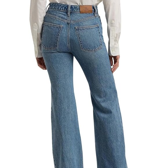 New Ralph Lauren High Rise Flare Jeans 8 - Picture 3 of 11